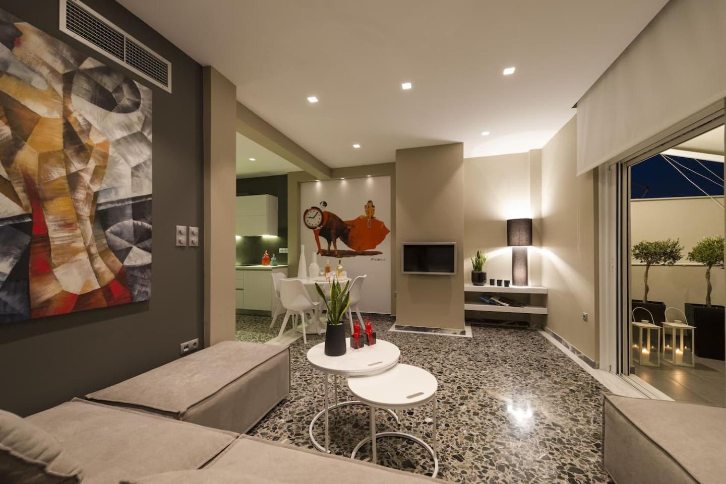 Ma Maison Nο 1, Penthouse, Acropolis And Lycabettus View, Ultra High Speed Internet 300 Mbps, 15' To Acropolis By Metro, 1' From Metro Station Atina Dış mekan fotoğraf