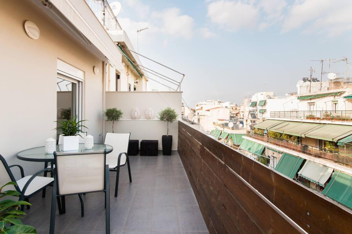 Ma Maison Nο 1, Penthouse, Acropolis And Lycabettus View, Ultra High Speed Internet 300 Mbps, 15' To Acropolis By Metro, 1' From Metro Station Atina Dış mekan fotoğraf