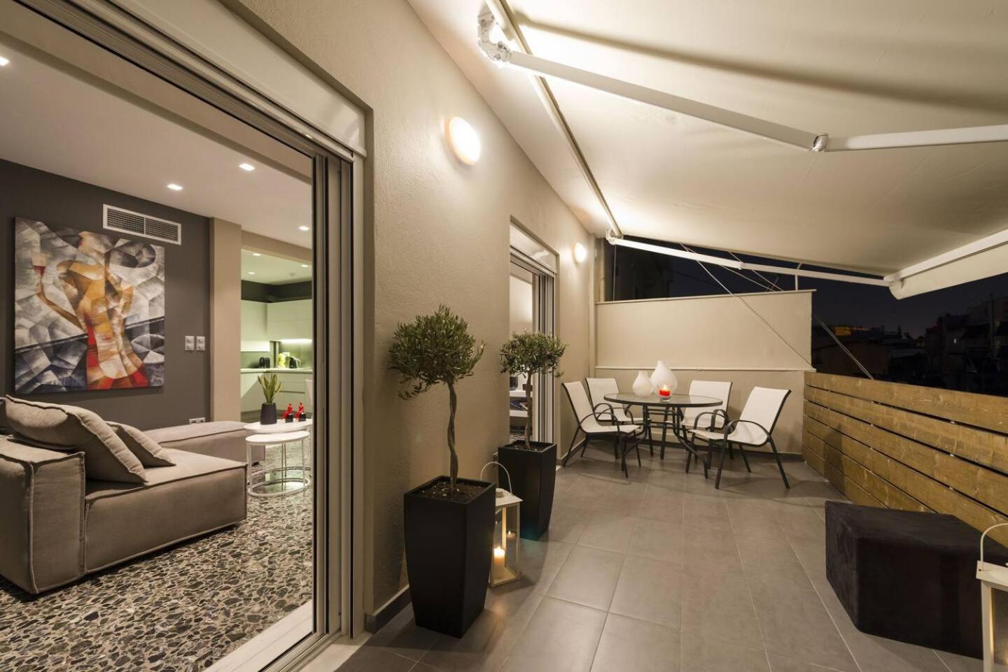 Ma Maison Nο 1, Penthouse, Acropolis And Lycabettus View, Ultra High Speed Internet 300 Mbps, 15' To Acropolis By Metro, 1' From Metro Station Atina Dış mekan fotoğraf